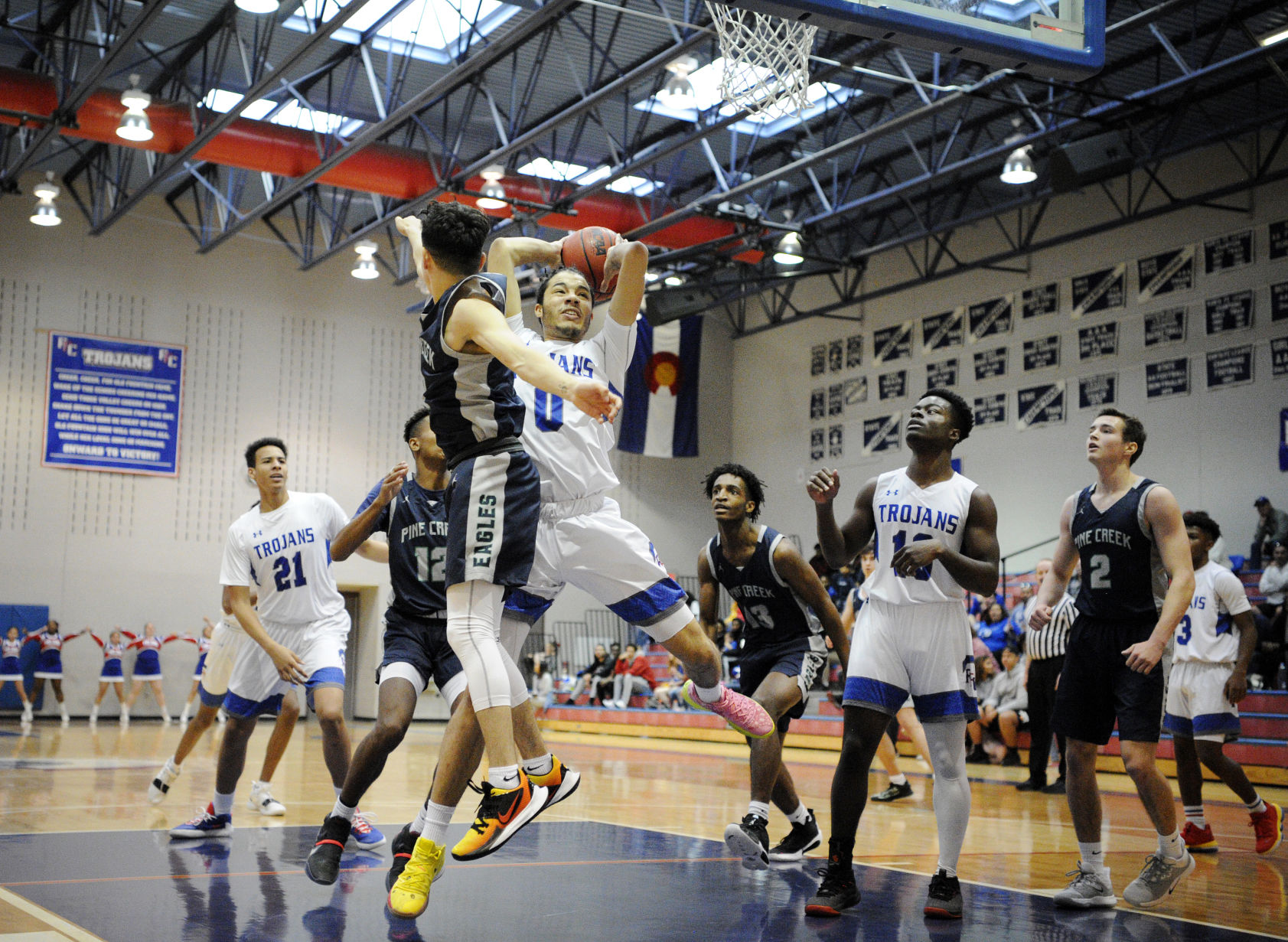 PHOTOS: Fountain-Fort Carson Trojans (58) Pine Creek Eagles (70)